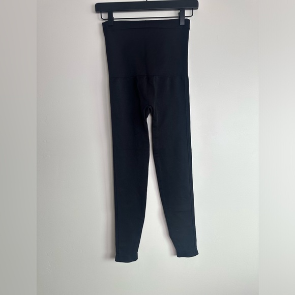 NEW SPANX Women's High Waisted Tummy Control Look at Me Now Black Leggings Med - Picture 5 of 9